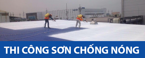 Thi công sơn chống nóng