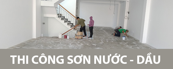 Thi công sơn PU-Sơn dầu-Sơn nước.