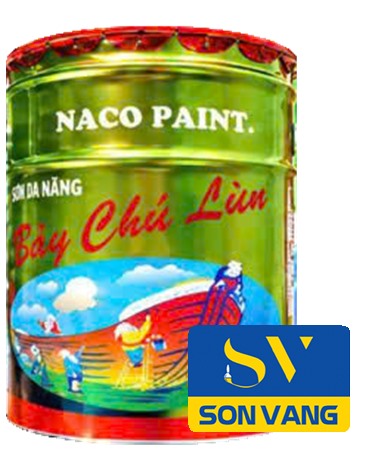 Sơn nhũ bạc nhũ vàng mạ kẽm 1K NACO